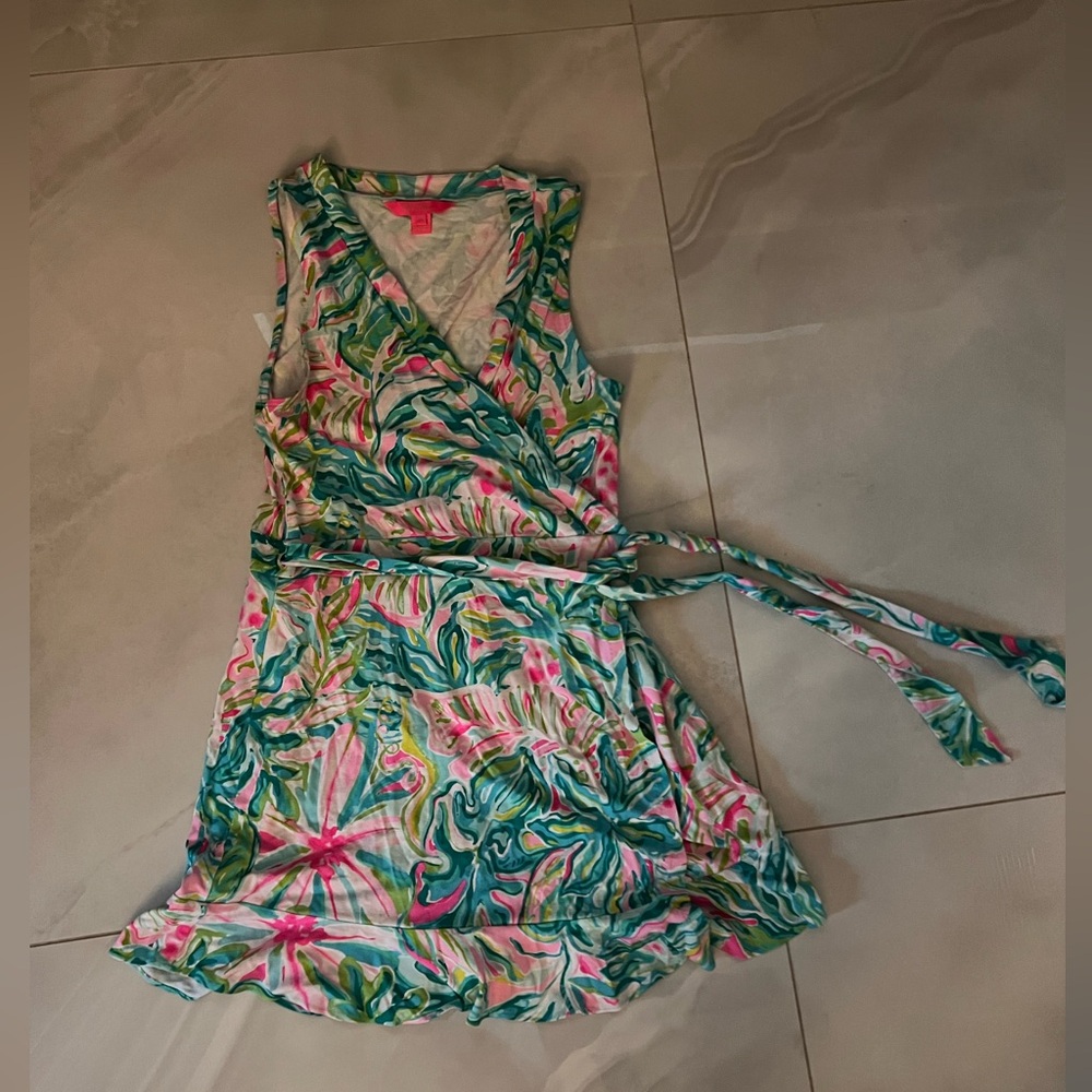 Lilly Pulitzer wrap wrap around dress